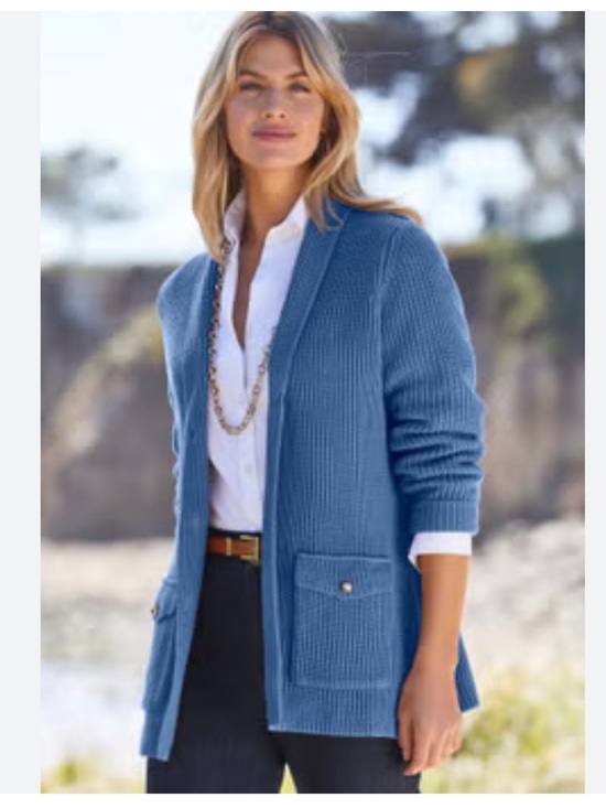 Jessica London Sweaters - Jessica London Blue Cardigan Sweater NWOT Sz 22/24 or 1X